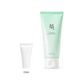 15ml sample tube next to the full-size Beauty of Joseon Green Plum Refreshing Cleanser 100ml tube