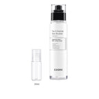 20ml sample bottle next to the full-size COSRX 6X Peptide Collagen Booster Toner Serum 150ml bottle