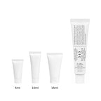5ml, 10ml and 15ml sample tubes next to the full-size Dr. Althea 345 Relief Cream 50ml tube