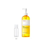 30ml sample bottle next to the full-size Manyo Pure Cleansing Oil 200ml bottle