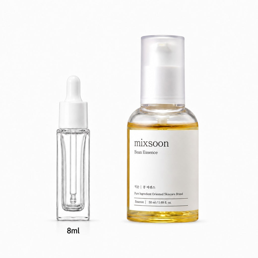 8ml sample dropper next to the full-size mixsoon Bean Essence 50ml bottle