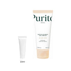 10ml sample tube next to the full-size Purito Seoul Oat-In Calming Gel Cream 100ml tube
