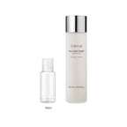 30ml sample bottle next to the full-size TIRTIR Milk Skin Toner 150ml bottle